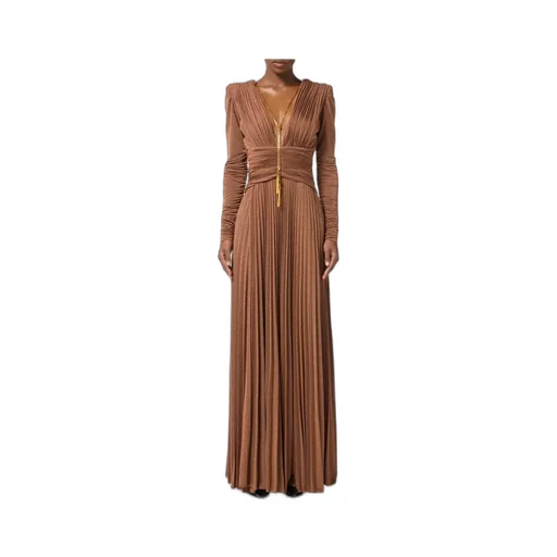 Necklace Lurex Jersey Red Carpet Dress