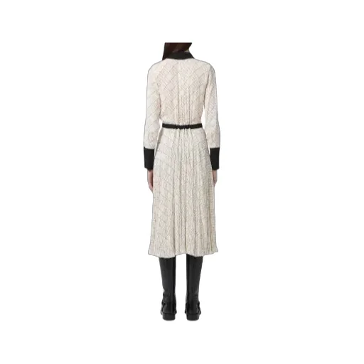 Pleated Midi Dress