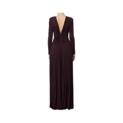 Necklace Lurex Jersey Red Carpet Dress
