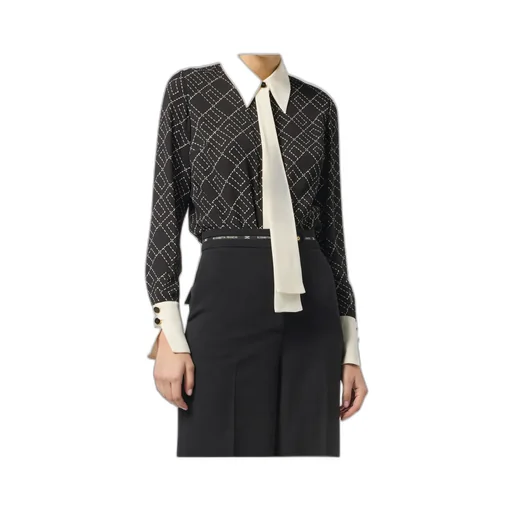 Logo-Print Blouse