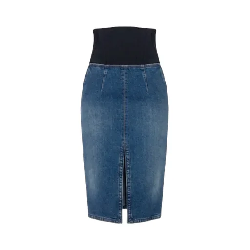 Denim Midi Skirt