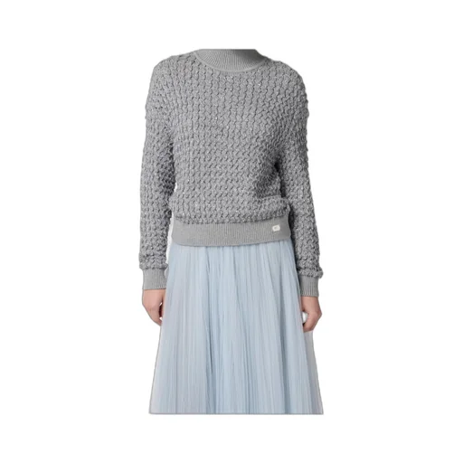 Sequin-Embellished High-Neck Sweater