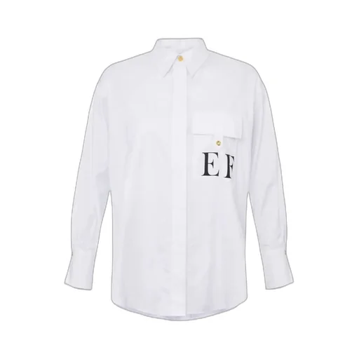 Logo-Print Button-Up Shirt