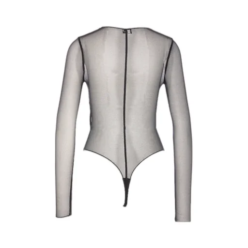 Mesh Long-Sleeve Bodysuit