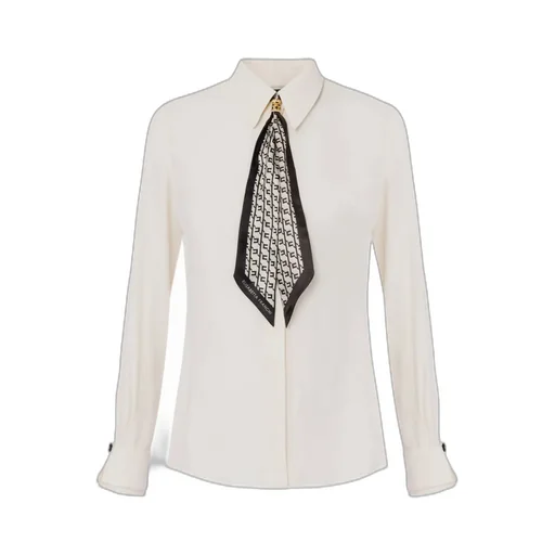 Foulard Scarf Neck Shirt