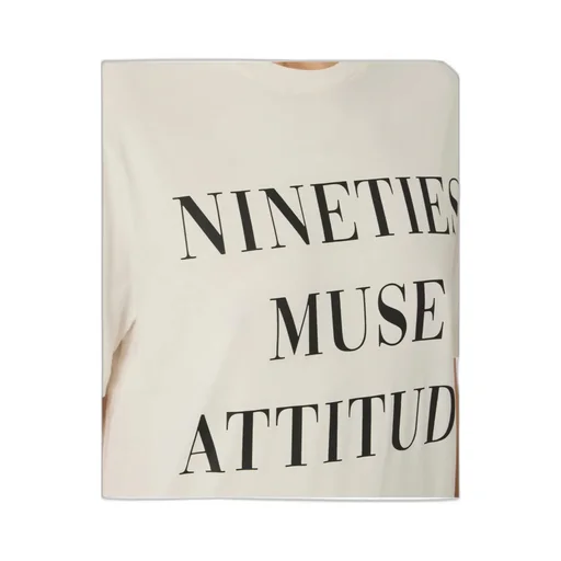 Slogan-Print Cotton T-Shirt