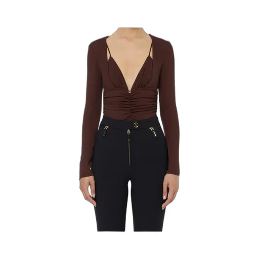 Draped CrÊPe Jersey Bodysuit