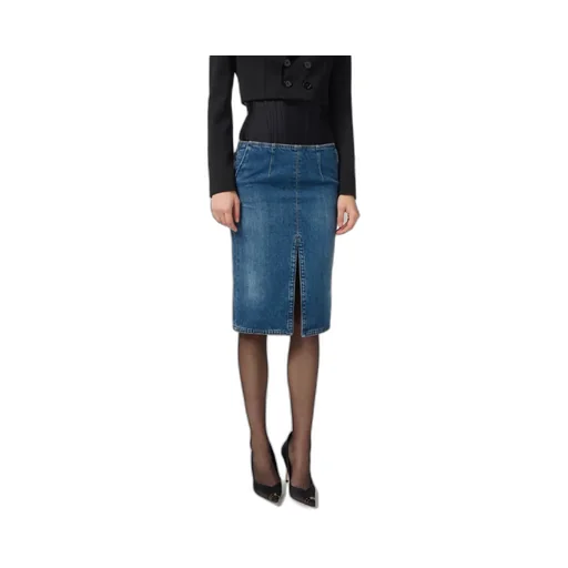 Denim Midi Skirt