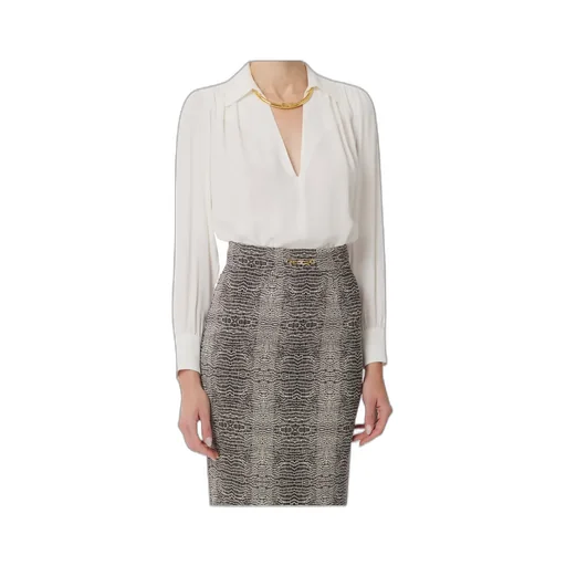 Jewel Detailed Georgette Blouse