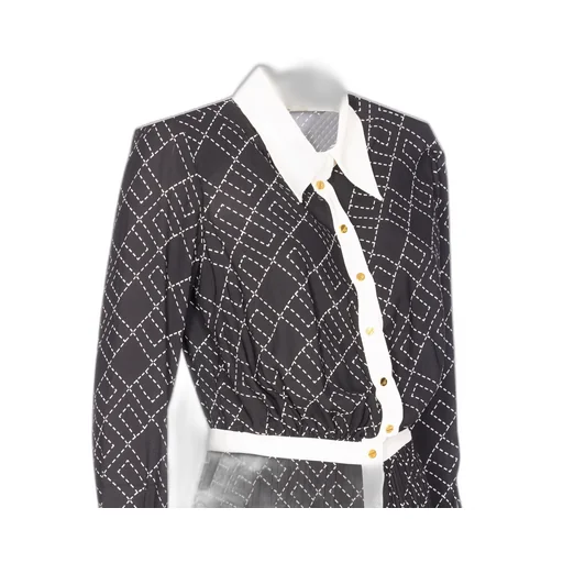 Printed Midi Shirt Dress