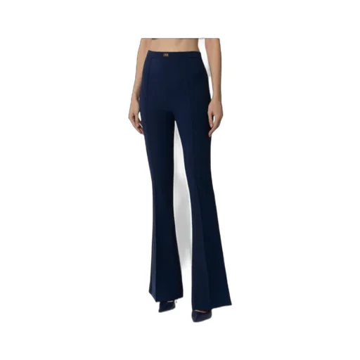 CrÊPe Bell-Bottom Trousers
