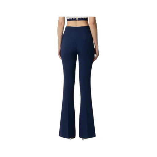 CrÊPe Bell-Bottom Trousers