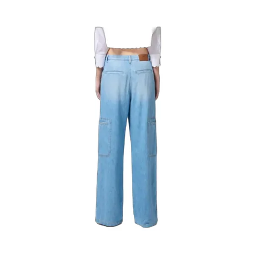 Maxi Pockets Jewelled Detailed Cargo Jeans