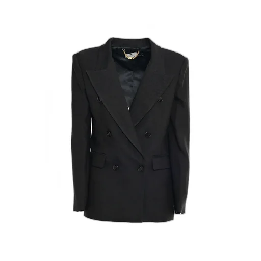 Double-Breasted Gabardine Jacket