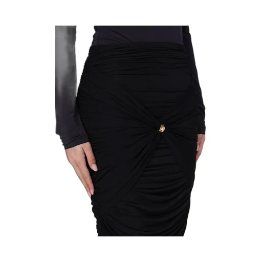 Jewel Detailed Stretch Organza Skirt