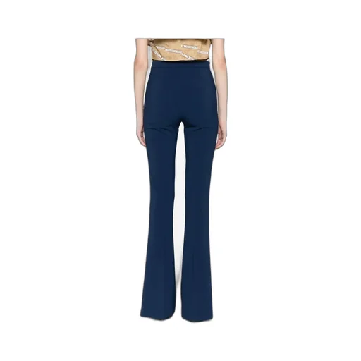 Lightweight Double-Layer CrÊPe Bell-Bottom Trousers
