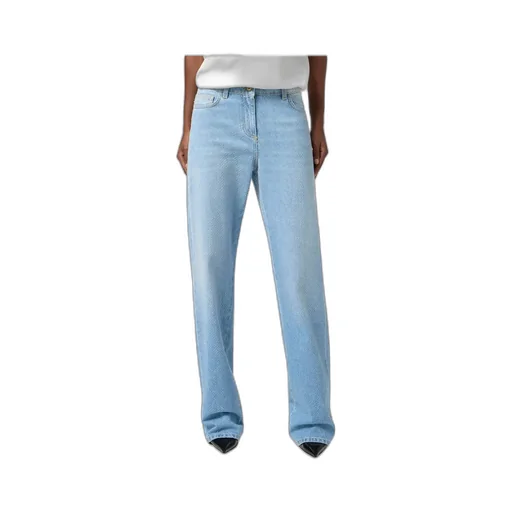 Rhinestone-Embellished Jeans