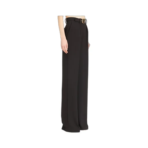 Belt Detailed Lightweight CrÊPe Trousers