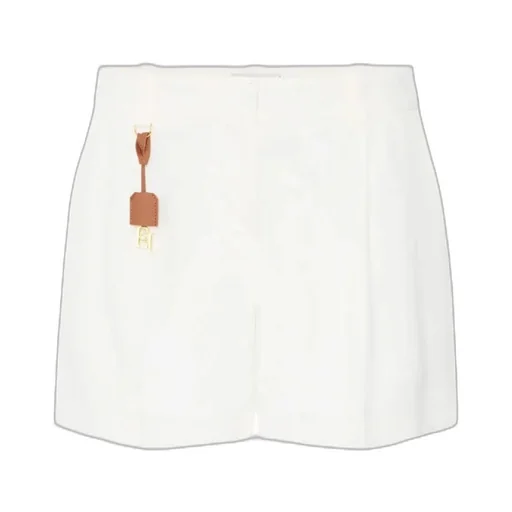 Logo Charm Gabardine Shorts