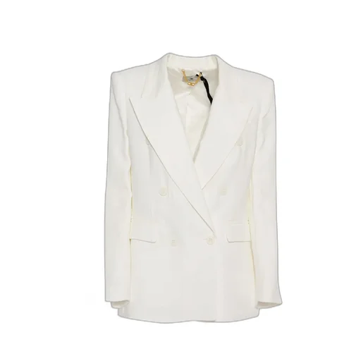 Double-Breasted Gabardine Jacket