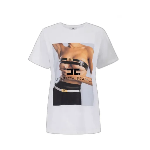 Photographic Print Logo T-Shirt