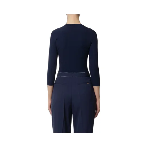 V-Neck Rib Knit Top