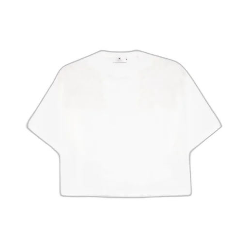 Embroidered Cropped T-Shirt