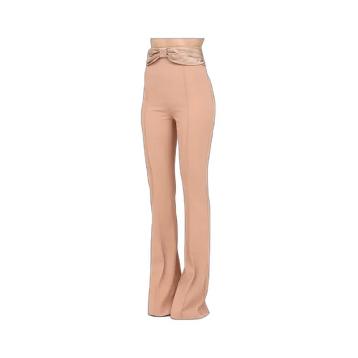 Satin Bow CrÊPe Trousers
