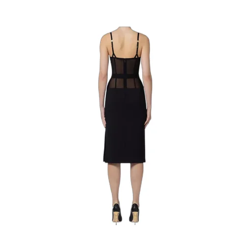 V-Neck CrÊPe Mini Dress