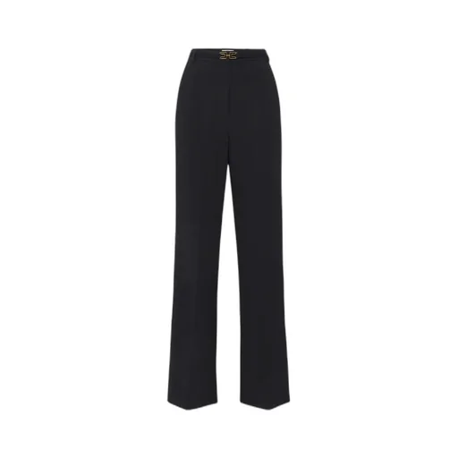 Satin Banded Crepe Trousers