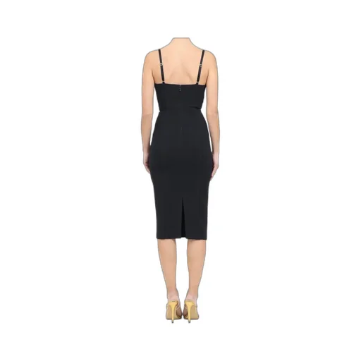 Satin Bows CrÊPe Dress