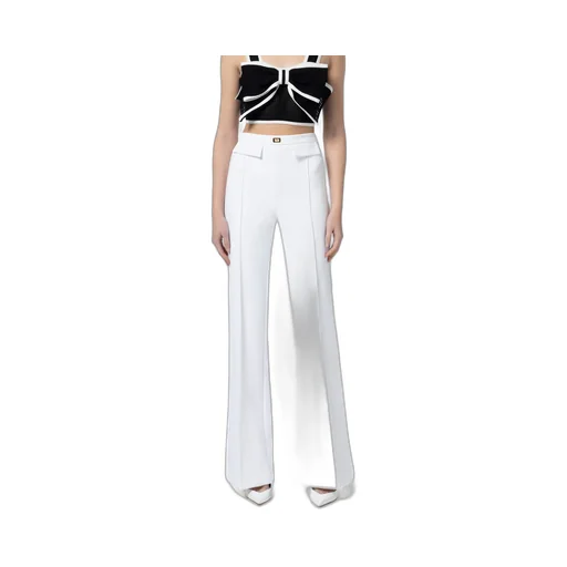 Logo Plaque CrÊPe Trousers