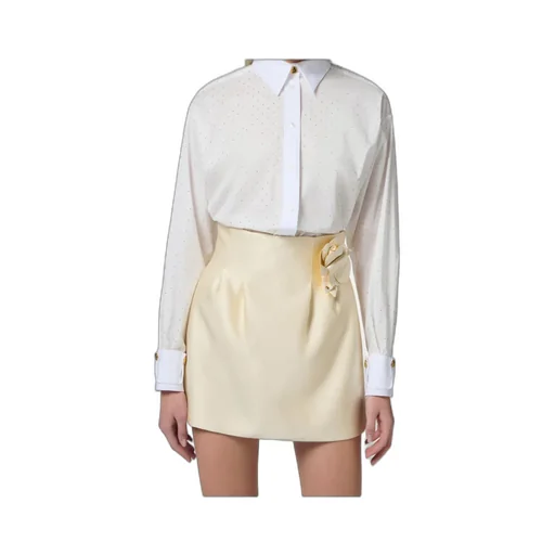 Embellished Oversized Poplin Shirt