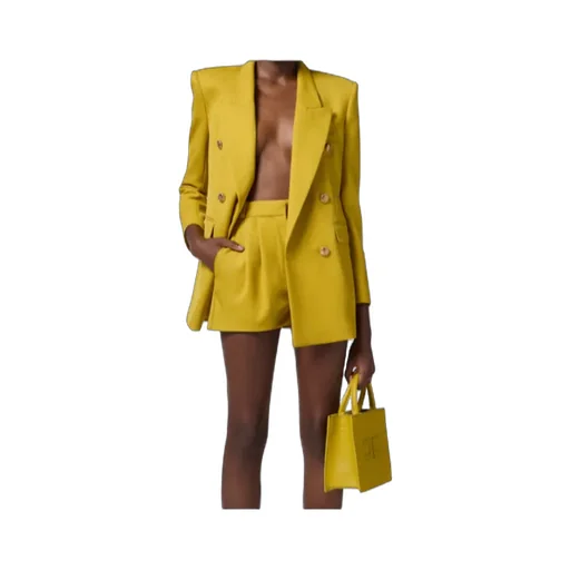 Contrast Topstitched Cool Jacket