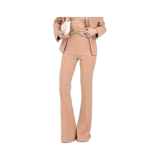 Satin Bow CrÊPe Trousers