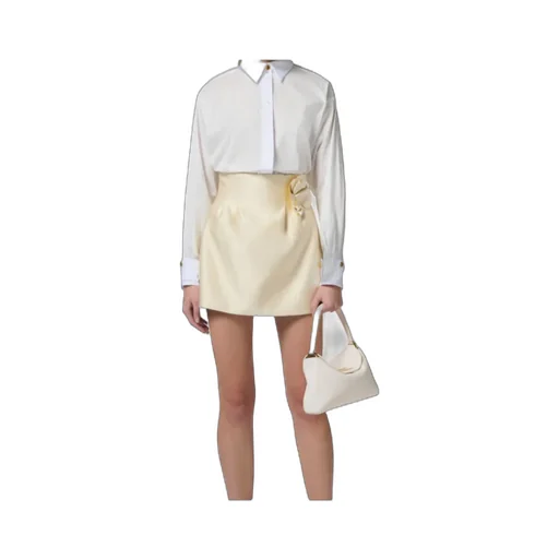 Embellished Oversized Poplin Shirt