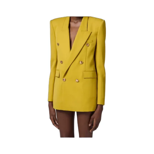 Contrast Topstitched Cool Jacket