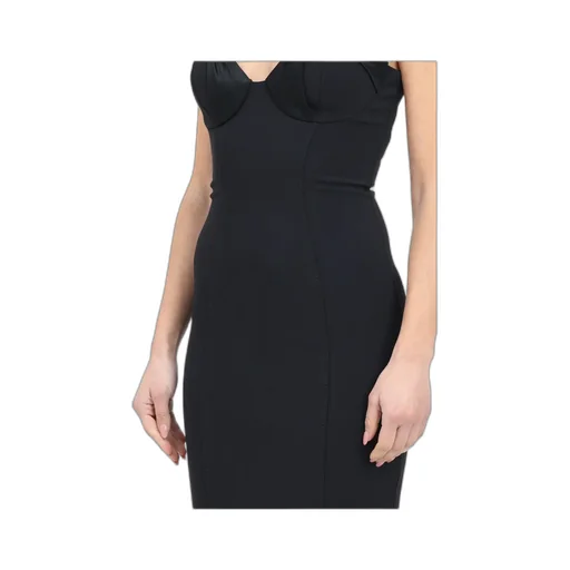 Satin Bows CrÊPe Dress