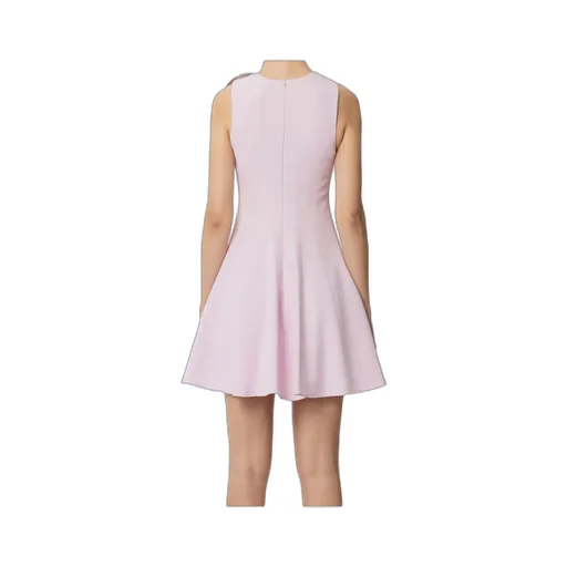 Flared Crepe Dress