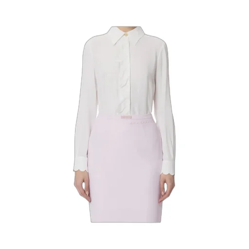 Embroidered Scallop Shirt