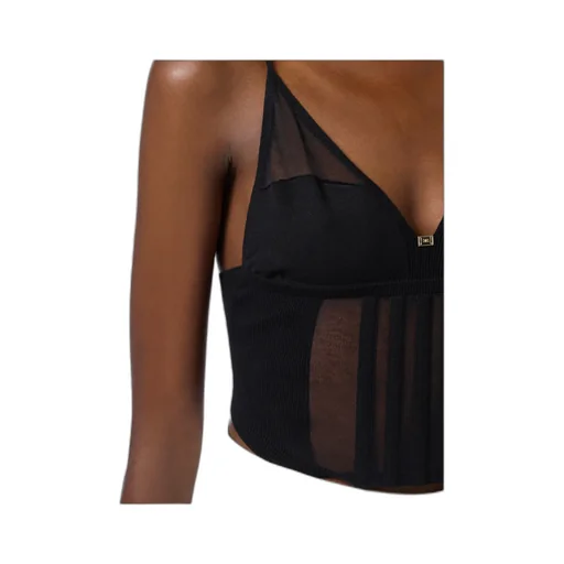 Semi-Sheer Corset Top