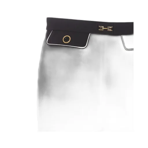 Embellished Horsebit Piping Trousers