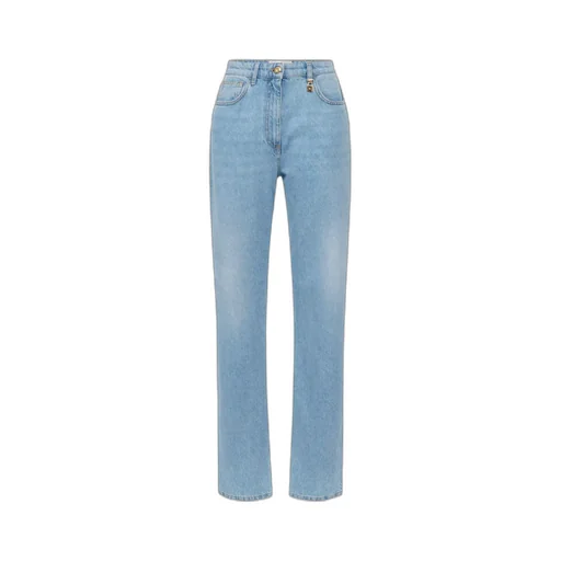 Logo Plaque Boyfriend Jeans