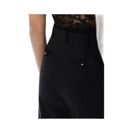 Pleat Detailed Straight-Leg Trousers