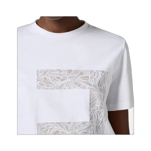 Macro Logo Voile Jersey T-Shirt