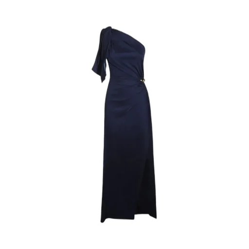 Red Carpet Jersey Asymmetric Dress