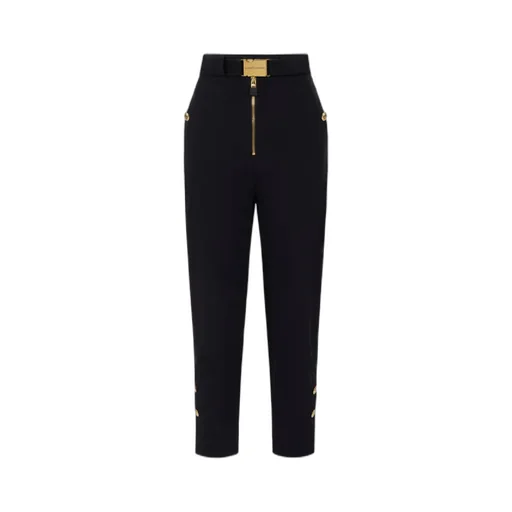 Technical Voile Belted Trousers