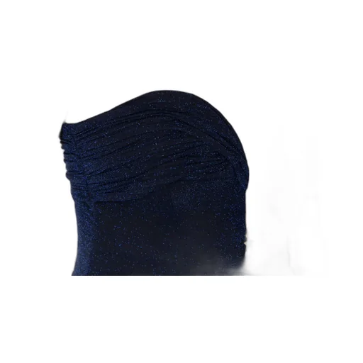 Pleated Lulex Knitted One-Piece