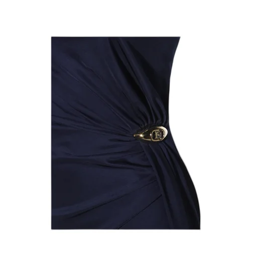 Red Carpet Jersey Asymmetric Dress