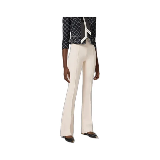 CrÊPe Bell-Bottom Trousers